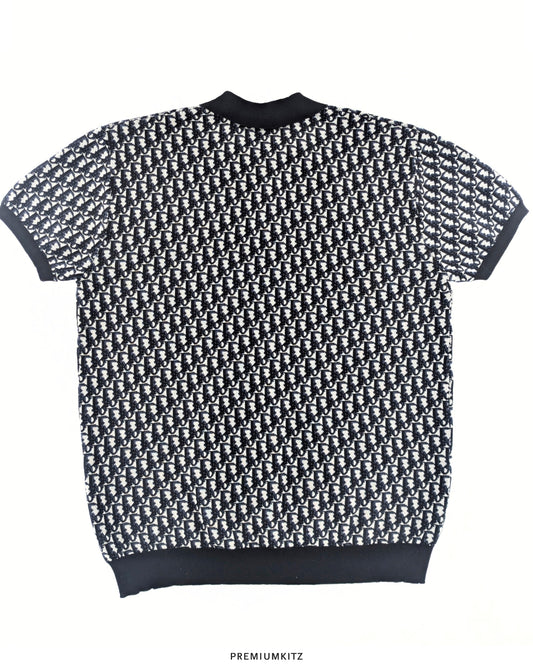 Christian Dior Oblique Jacquard Polo