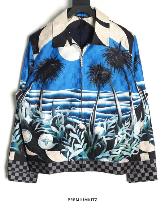 Louis Vuitton Printed Viscose Blouson